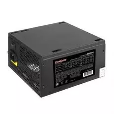 Блок питания ATX Exegate 500PPE EX260641RUS 500W, black, APFC, 12cm, 24p+(4+4)p PCI-E, 3*IDE, 5*SATA, FDD