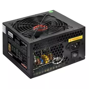 Блок питания ATX Exegate 500PPH 500W, RTL, 80+Bronze, black, APFC, 12cm, 24p, (4+4)p, 5*SATA, 3*IDE