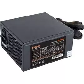 Блок питания ATX Exegate 850PPX EX259613RUS-S 850W RTL, SC, black, APFC, 14cm, 24p+2*(4+4)p, PCI-E, 4*IDE, 5*SATA, FDD + кабель 220V с защитой от выде