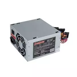 Блок питания ATX Exegate AB400 EX219183RUS-PC 400W, PC, 8cm fan, 24p+4p, 3*SATA, 2*IDE, FDD + кабель 220V в комплекте