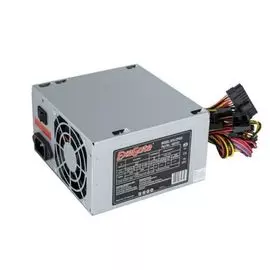 Блок питания ATX Exegate CP400 EX165131RUS-PC 400W, PC, 8cm fan, 24p+4p, 3*SATA, 2*IDE, FDD + кабель 220V в комплекте