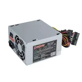 Блок питания ATX Exegate CP500 EX219457RUS-PC 500W, PC, 8cm fan, 24p+4p, 3*SATA, 2*IDE, FDD + кабель 220V в комплекте