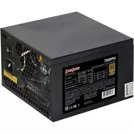 Блок питания ATX Exegate EX282154RUS 700W, APFC, 80 PLUS Bronze, 120mm fan