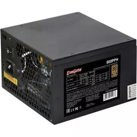 Блок питания ATX Exegate EX282156RUS-OEM 800W, APFC, 80 PLUS Bronze, 120mm fan