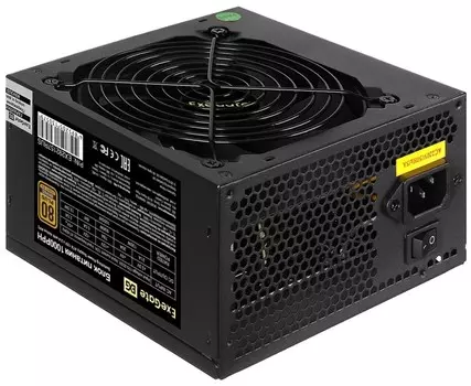 Блок питания ATX Exegate EX292157RUS-S 1000W, APFC, 80 PLUS Bronze, 120mm fan, кабель 220V с защитой от выдергивания