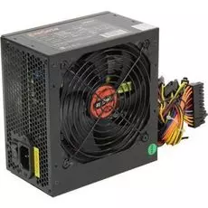 Блок питания ATX Exegate XP650 EX259603RUS-S 650W, SC, black, 12cm fan, 24p+4p, 6/8p PCI-E, 3*SATA, 2*IDE, FDD + кабель 220V с защитой от выдергивания