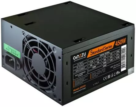 Блок питания ATX Ginzzu SA450 450W