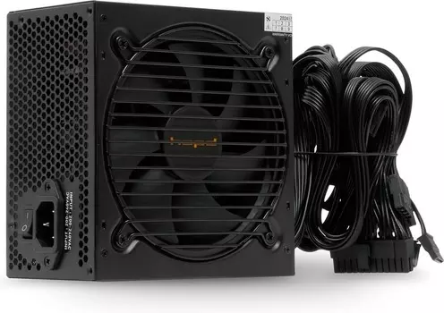 Блок питания ATX HSPD HSI-500BS-BK 500W, 80+ Bronze, semi modular