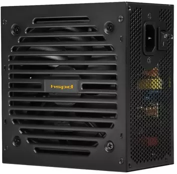 Блок питания ATX HSPD HSI-600BS-BK 600W, 80+ Bronze, semi modular