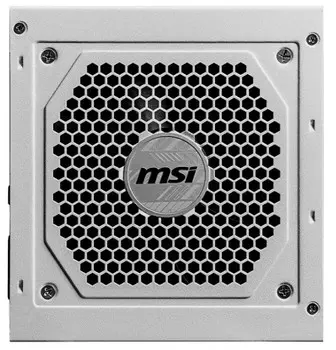 Блок питания ATX MSI MAG A850GL PCIE5 WHITE 850W, 80+ Gold, 12VHPWR, full modular
