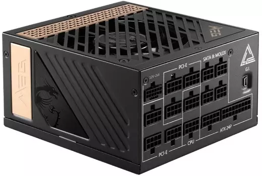 Блок питания ATX MSI MEG Ai1300P 306-7ZP4A11-CE0 1300W, 80+ platinum, full modular, RTL