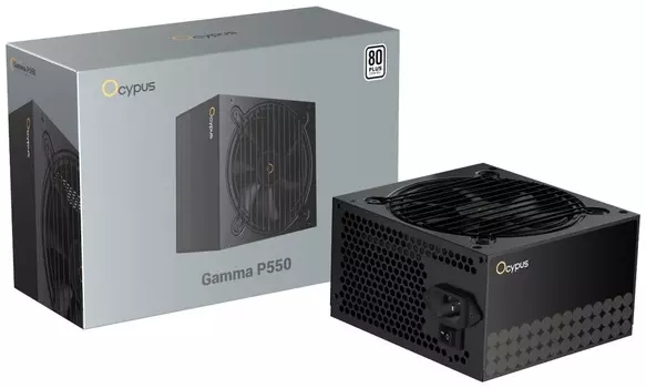 Блок питания ATX Ocypus Gamma P550 [P550-WD] 550W/APFC/TW capacitors/80+