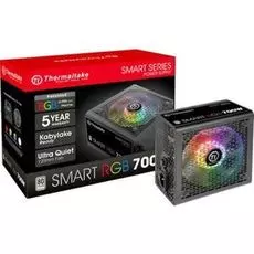 Блок питания ATX Thermaltake Smart RGB 700W PS-SPR-0700NHSAWE-1 aPFC, 120mm FAN, КПД 80+, Ret