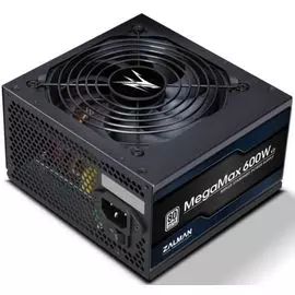 Блок питания ATX Zalman MegaMax 600W v2 ZM600-TXII (V2) 80PLUS STANDARD, Active PFC, 120mm fan Retail