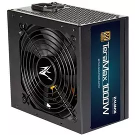 Блок питания ATX Zalman TeraMax 1000W, APFC, 120mm fan, 80+ Gold, full modular, Retail