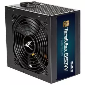 Блок питания ATX Zalman TeraMax 850W, APFC, 120mm fan, 80+ Gold, full modular, Retail