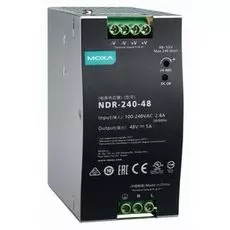 Блок питания MOXA NDR-240-48 240W Single Output Industrial DIN Rail Power Supply, 48 V 90-264VAC/127-370VDC, 5A