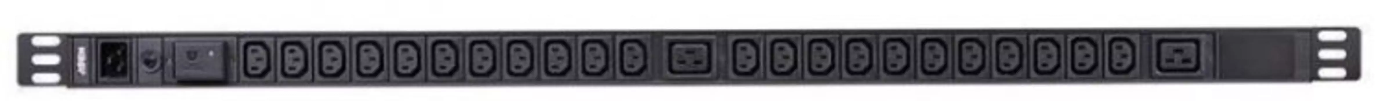 Блок распределительный Aten PE0224SG-AT-G 16A 24-outlets (22xC13+2xC19) 0U Basic PDU with Surge Protection