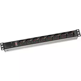 Блок розеток 19", 8 розеток MDX MDX-PDU-8E-16A-Term