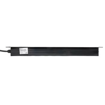 Блок розеток 19", 9 розеток EKF TRP-HPD-PL-10A-9SH-2MC14 PDU TERACOM PRO 1U 10А/250В Schuko шнур 2 м 3x1,5 мм2 вилка C14 корпус пластик черный