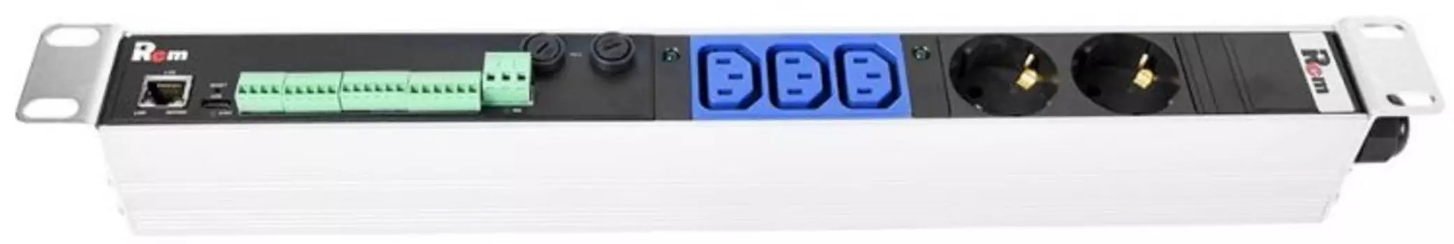 Блок розеток ЦМО R-2MC3-32-2S-3C13-440-K горизонтальный Rem-2MC,LINUX,мониторинг,управление2S,3C13,1~32А,19",колодка