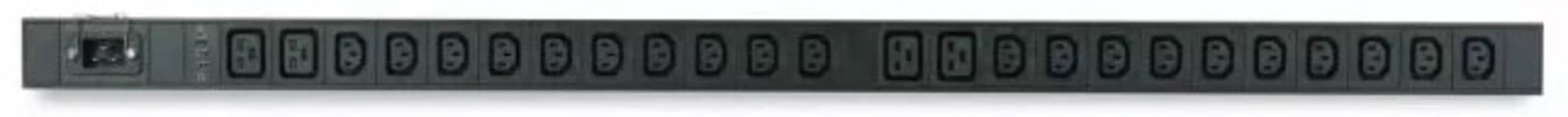 Блок розеток Nerpa Iron NP7552i IRON Basic, 0U, single phase, input IEC 60320 C20 power inlet 230V 16A, outputs (20)C13 (4)C19