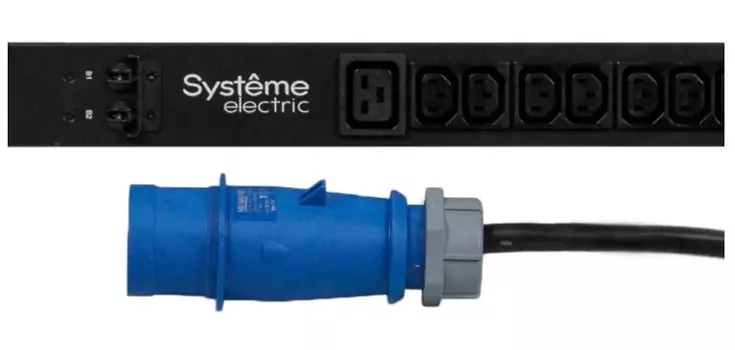 Блок розеток VERTIV VP8858 Geist rPDU, monitored, 0U, input C20 230V 16A, outputs 18*C13, 2*C19