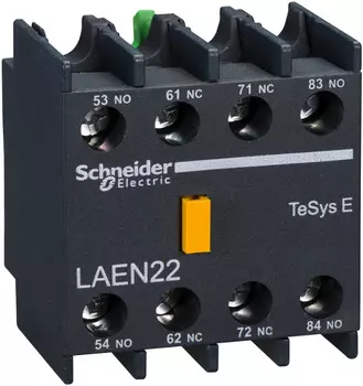 Блок Schneider Electric LAEN22 контактный дополнительный 2НО+2НЗ