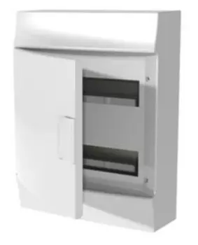 Бокс ABB 1SLM004100A7105 настенный Mistral41W 2х12М (24 мод) мультимедиа непрозрачная дверь