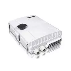 Бокс Hyperline FO-WBI-12A-GY оптический настенный, 12 портов (SC, duplex LC), без пигтейлов и проходных адаптеров, IP65, серый