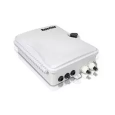 Бокс Hyperline FO-WBI-16A-GY оптический настенный, 16 портов (SC, duplex LC), без пигтейлов и проходных адаптеров, IP65, серый