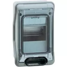 Бокс настенный Legrand 601974 Plexo3 Бокс IP65 4М С N+Pe