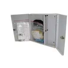 Бокс настенный Vimcom НКРУ-B16-SC на 16 портов SC (две двери) , со сплайс пластиной (без пигтейлов и проходных адаптеров)