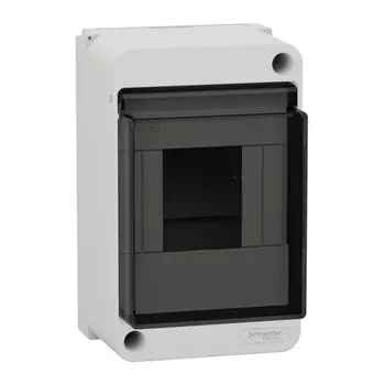 Бокс навесной Systeme Electric EZ9EAB104 City9 Box с прозрачной дверцей 4 мод.