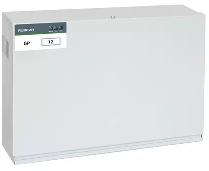 Бокс Рубеж БР 12 2х17 резервного электропитания (под АКБ 2х17Ач) для увеличения времени непрерывной работы от АКБ источников вторичного электропитани