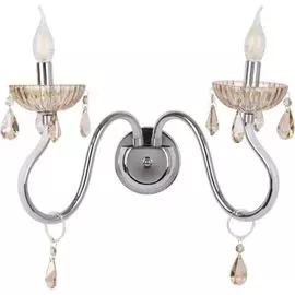 Бра HIPER H824-2 2*E14 40Вт + 10Вт LED chrome