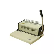 Брошюровщик Office Kit B2115 ручная перфорация 15 л, переплет max 500 л, пластик.пружина, регулир.отступа, откл.ножей, 1 рукоятка