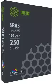 Бумага Cactus CS-LPSRA3160250 SRA3/160г/м2/250л./белый для лазерной печати
