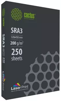 Бумага Cactus CS-LPSRA3200250 SRA3/200г/м2/250л./белый для лазерной печати