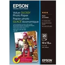 Бумага Epson C13S400037 Value Glossy Photo Paper 20л./10 X 15см