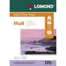 Бумага Lomond 0102012 A3 матовая 2х,170г/м2,100 листов