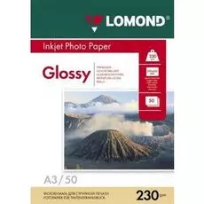 Бумага Lomond 0102025 A3 глянцевая, 230г/м2, 50 листов