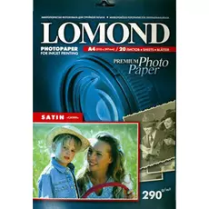 Бумага Lomond 1108200 Одностороняя Усиленно Белая Сатин, 290г/м2, A4/20л.