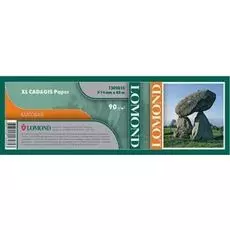Бумага Lomond 1202012 XL CAD&GIS Paper – матовая бумага для САПР и ГИС, ролик 914мм*45 м, 90 г/м2