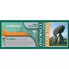 Бумага Lomond 1202013 XL CAD&amp;GIS Paper – матовая бумага для САПР и ГИС, ролик 1067мм*45 м, 90 г/м2