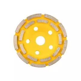 Чашка KRANZ KR-90-0151 алмазная шлифовальная 2-ряд 125х22.2 мм