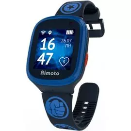 Часы Aimoto MARVEL "Герои" 1.44", 240х240 пикс, чёрные/синие