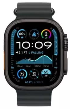 Часы Apple Watch Ultra 2 GPS + Cellular 49mm MX4P3 Black Titanium Case with Black Ocean Band