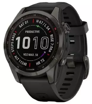 Часы Garmin Fenix 7S 010-02539-25 Saphire Solar
