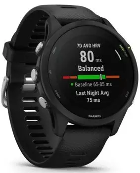 Часы Garmin Forerunner 255 Music 010-02641-30 45,6мм, черные